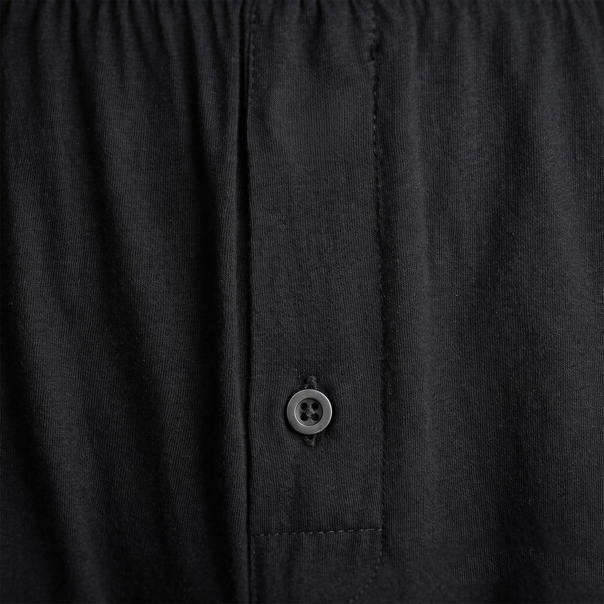Men’s Black Cotton Boxer Shorts – 4 Pack, Loose Fit, Button Fly